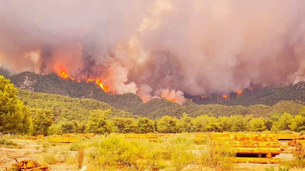 Muğla’da yangınlara müdahale sürüyor