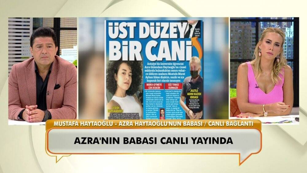 Öldürülen Azra Gülendam Haytaoğlu’nun babası konuştu