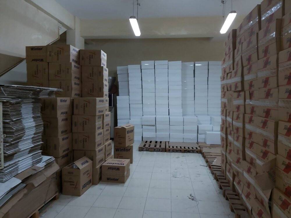 Adana’da 105 milyon 700 bin adet kaçak makaron ele geçirildi