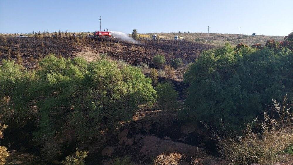 Konya’da ormanlık alanda çıkan yangın büyümeden söndürüldü