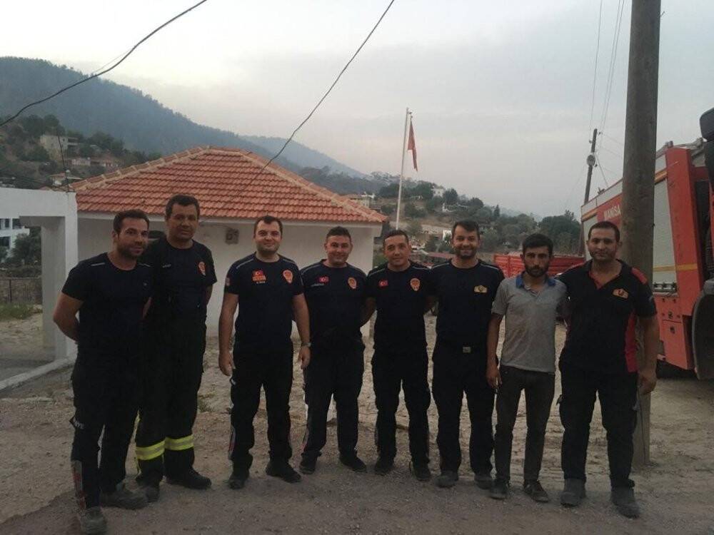 Muğla Akçakaya’dan Manisa itfaiyesine teşekkür