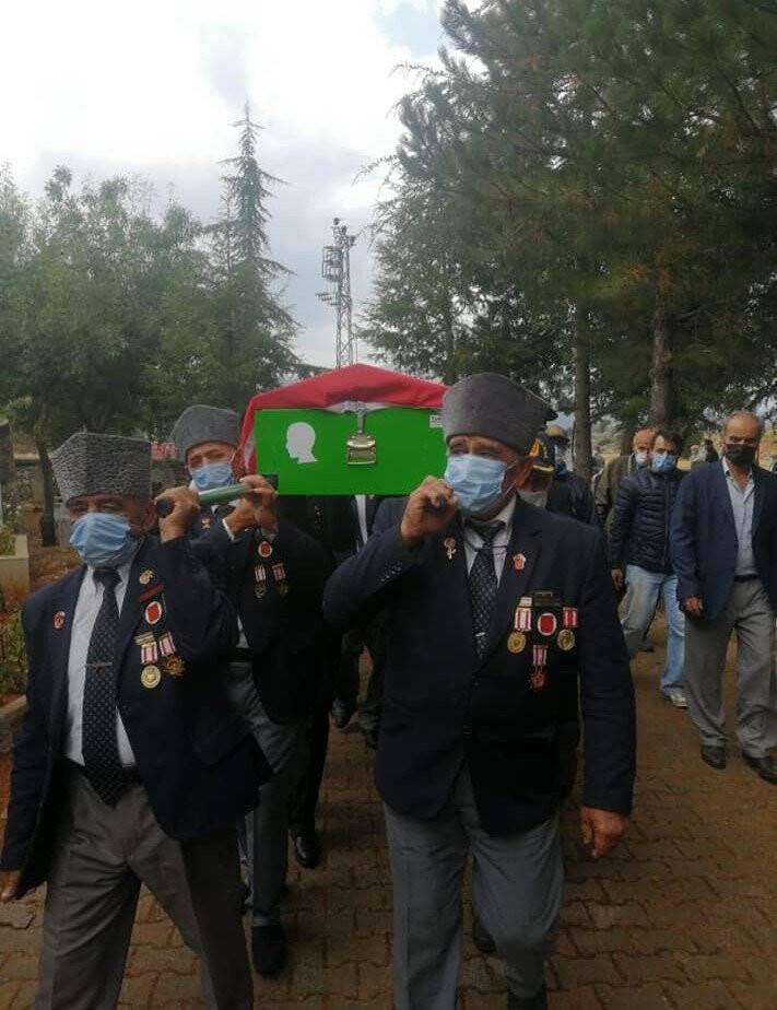 Kıbrıs gazisine son görev