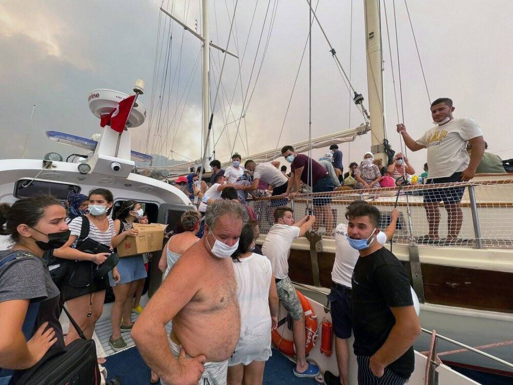 Muğla yangınlarında 38 bin 715 kişi tahliye edildi