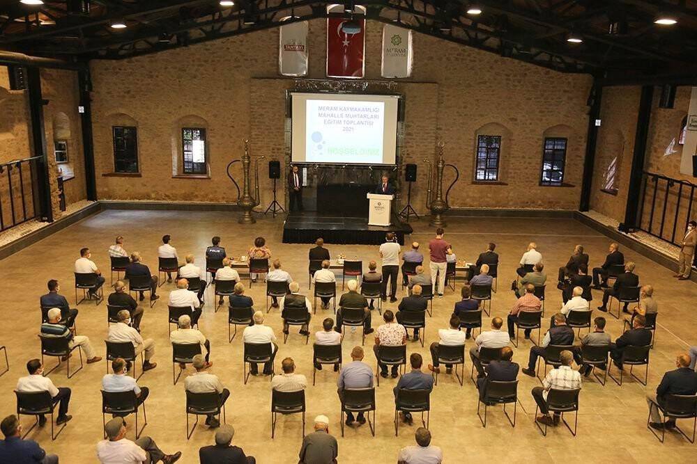 Meram’da muhtarlara yönelik eğitim verildi