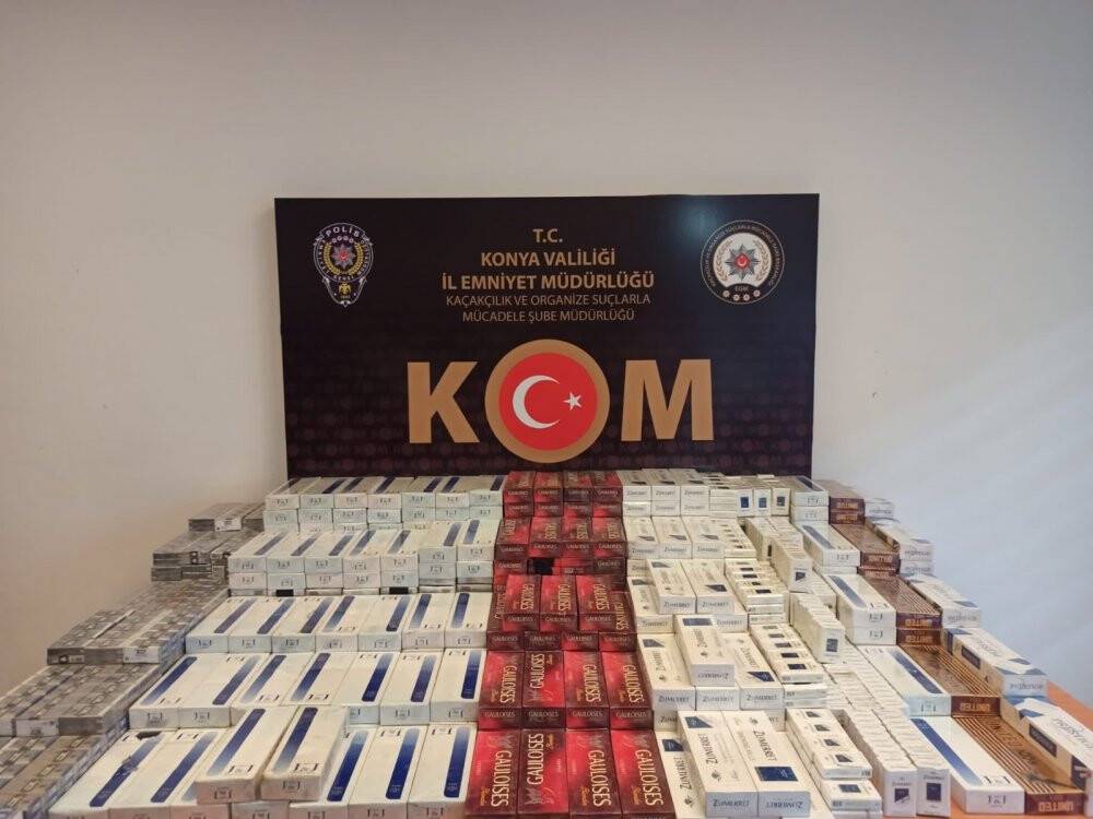Şüphe araçta gizlenmiş 4 bin 960 paket kaçak sigara ele geçirildi