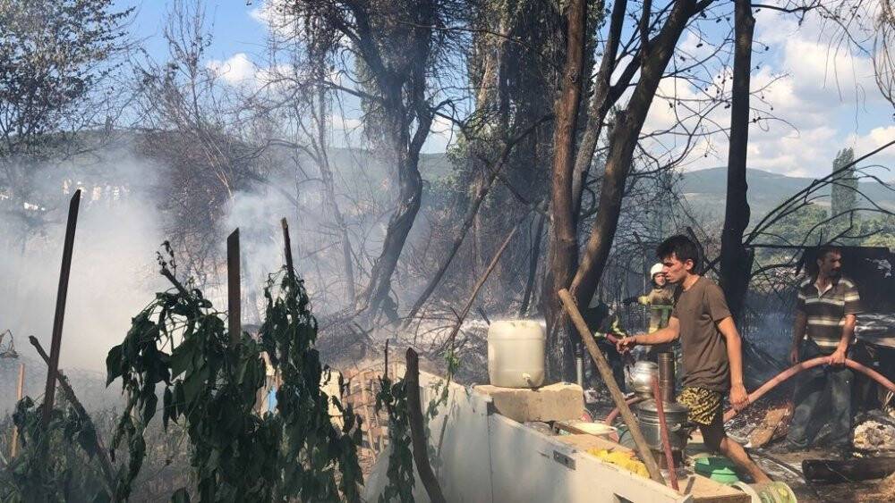 Tatil beldesinde panik dolu anlar