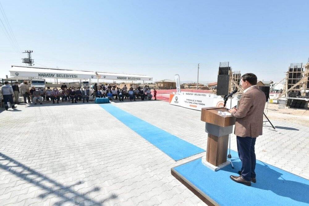 Karatay Belediyesi 8 sosyal tesisin daha temelini attı