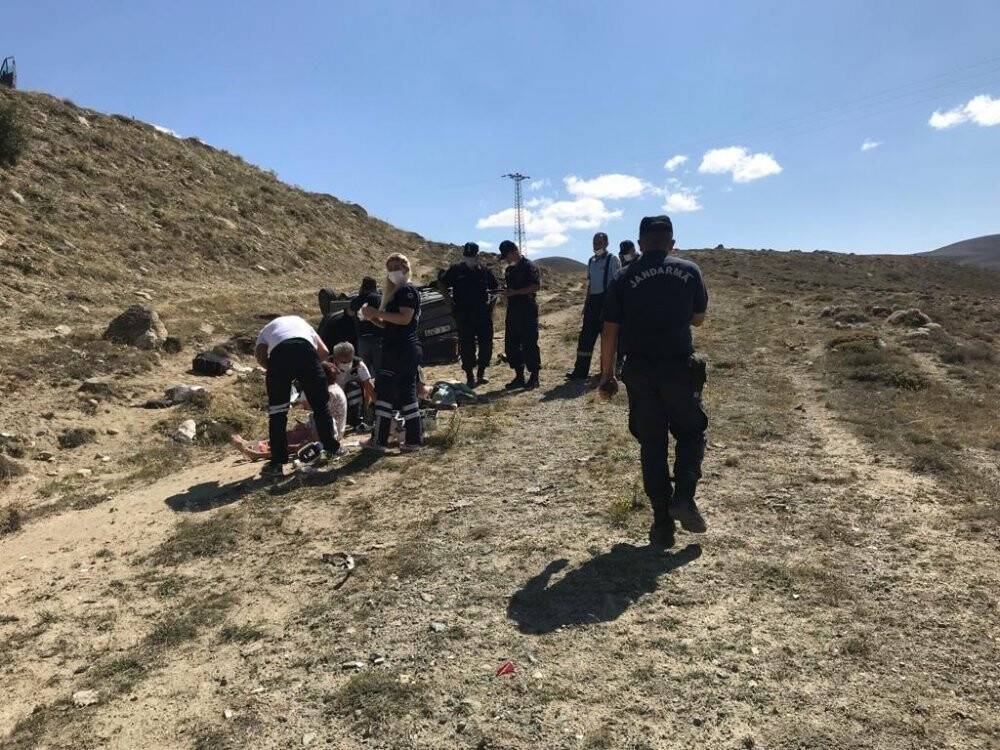 20 metreden şarampole uçtular: 1 ölü 5 yaralı