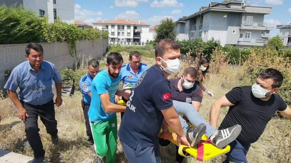 Kontrolden çıkıp şarampole uçtu