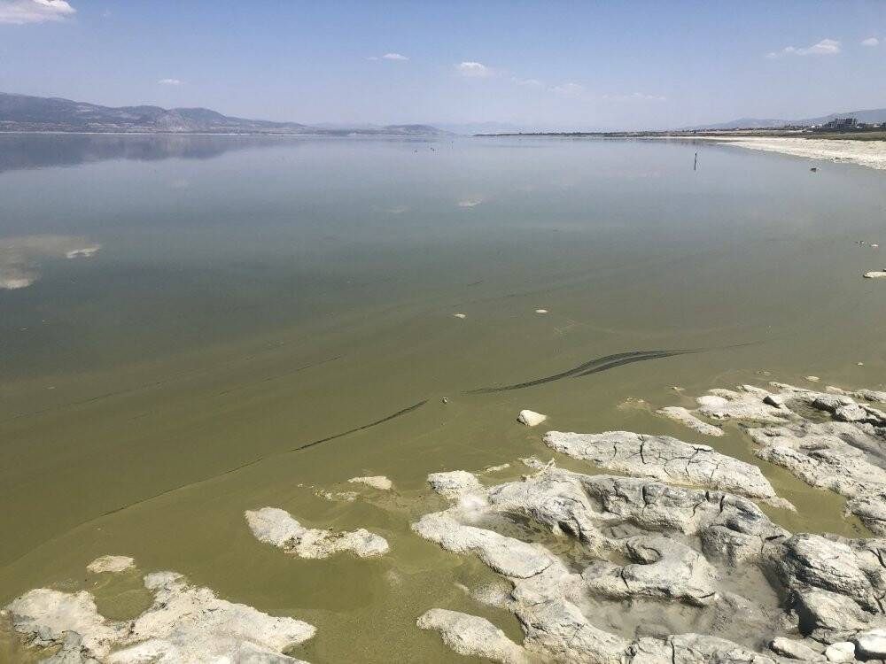 Burdur Gölü’nde alg patlaması