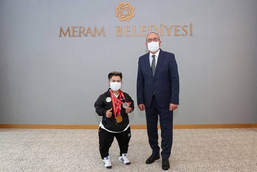 Meram Belediyespor'lu sporcu olimpiyatta Türkiye'nin gururu oldu