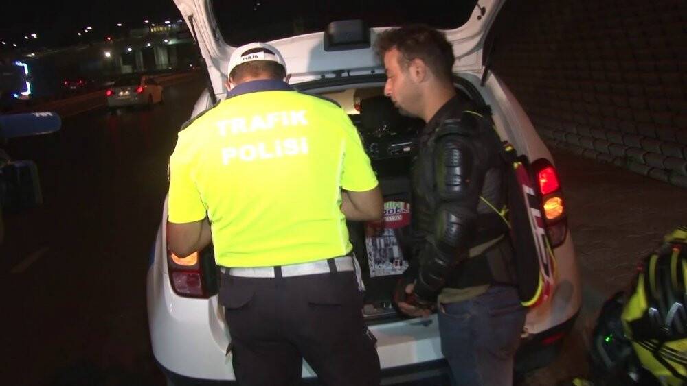 Abartı egzoz ve modifiye denetimi yapıldı