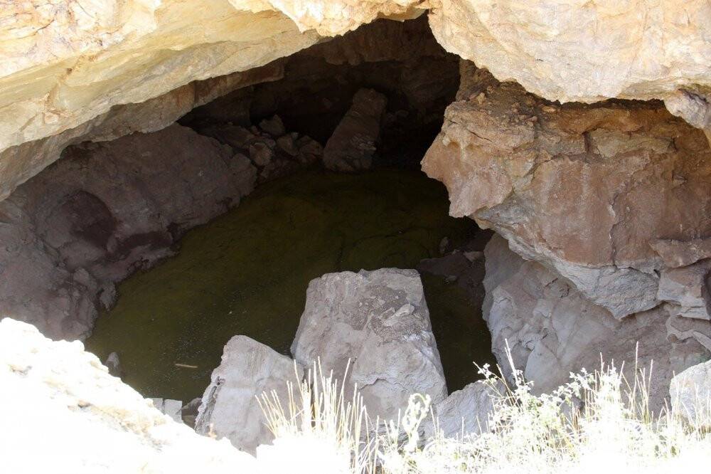Gizemli mağara da kuraklıktan nasibi aldı