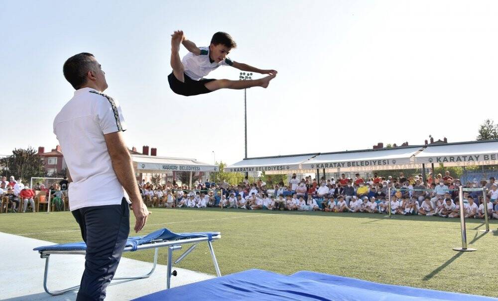 Karatay Yaz Spor Okulları’nın kapanış programı gerçekleştirildi