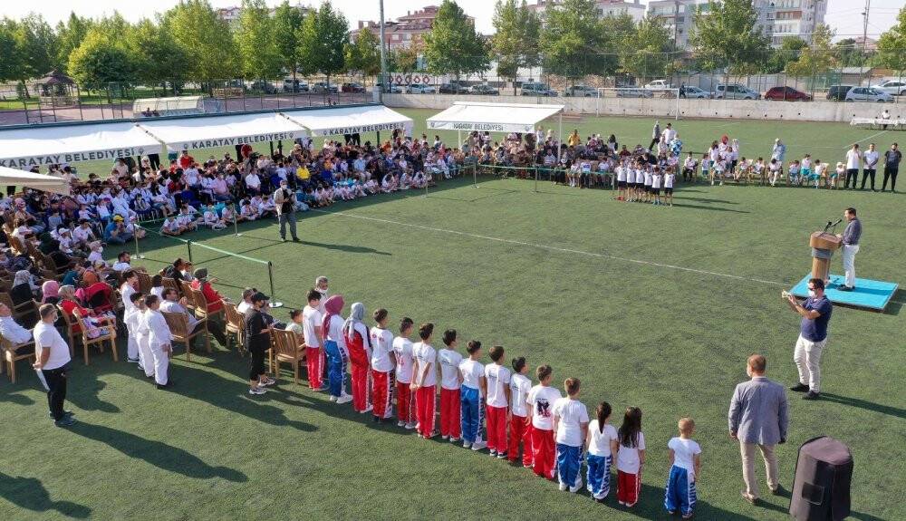 Karatay Yaz Spor Okulları’nın kapanış programı gerçekleştirildi