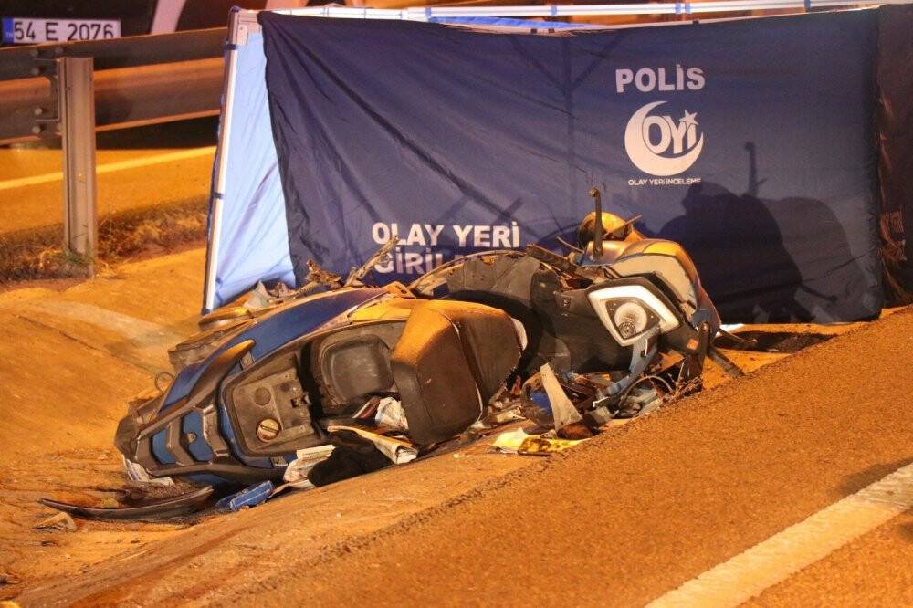 Motosikletli gencin feci ölümü