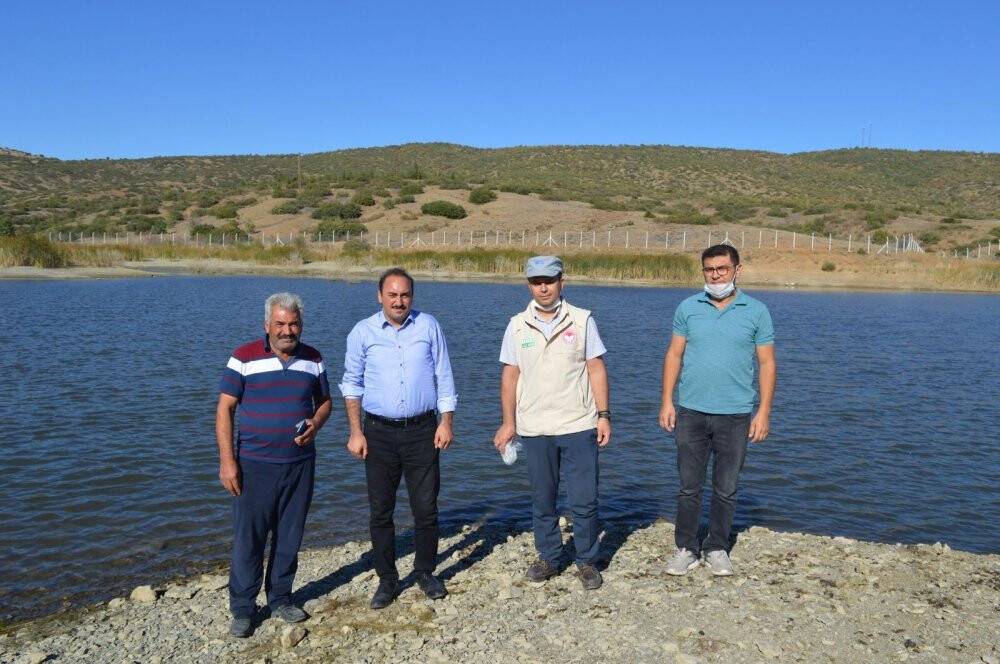 Konya’da göletler balıklandırıldı