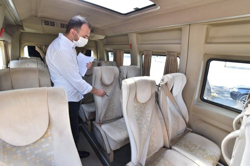 Konya Büyükşehir’den okul servislerine denetim