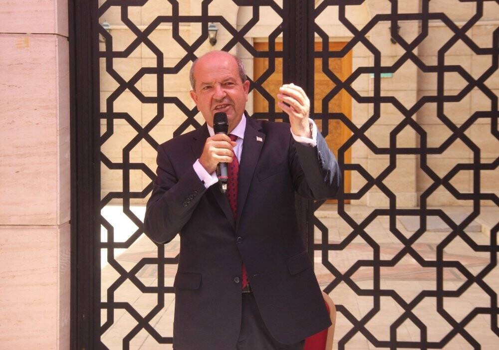 KKTC Cumhurbaşkanı Tatar: Kimsenin gücü bizim bağlarımızı Türkiye ile koparmaya yetmez