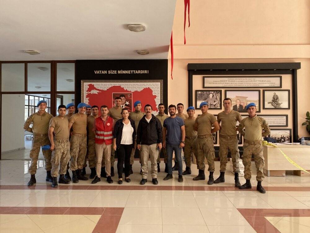 Selden etkilenen 548 aileye eşya yardımı yapıldı
