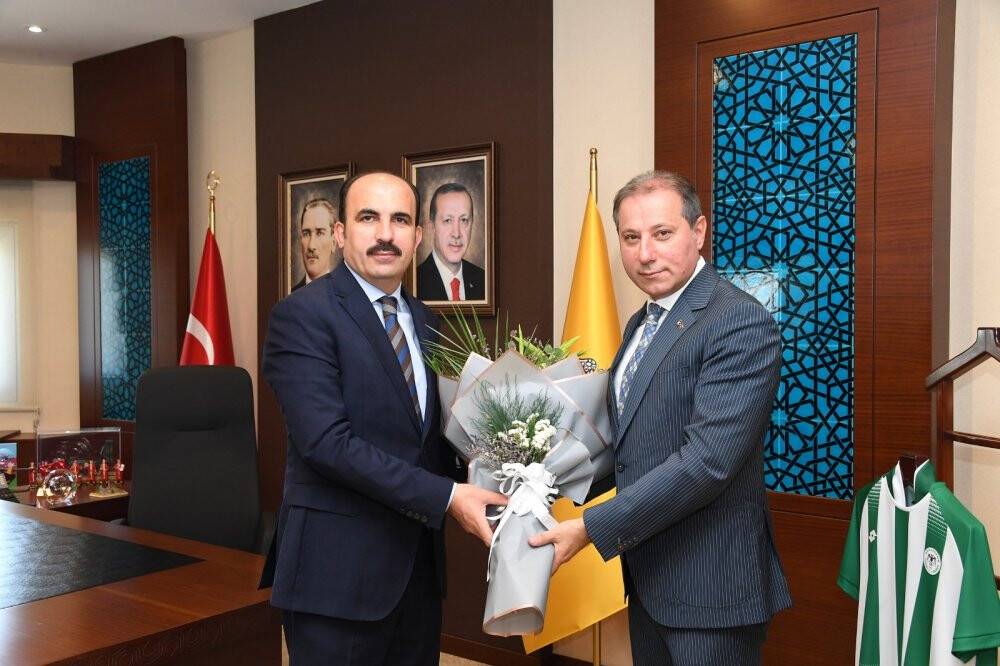 Esnaf odaları Ahilik Haftası’nda Başkan Altay’ı ziyaret etti