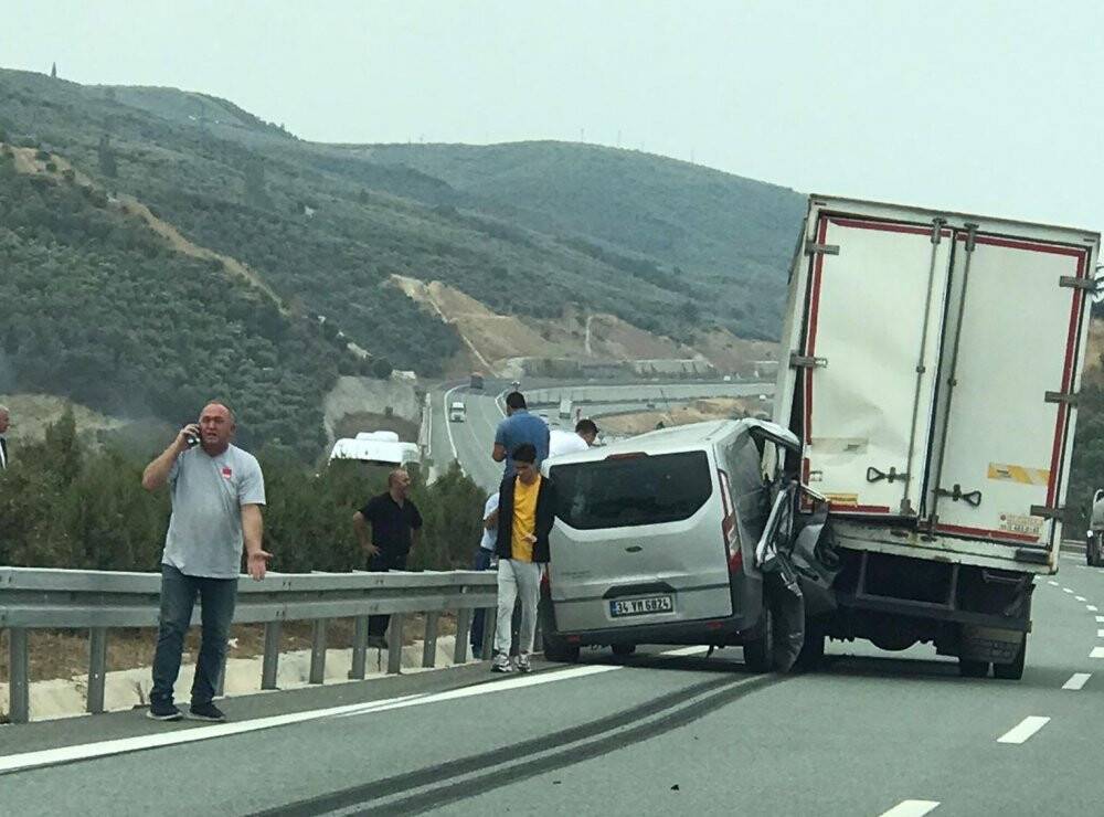 Bu kazadan burnu bile kanamadan kurtuldu