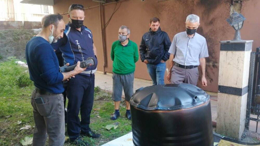 Varil bomba gibi patladı: 1 yaralı