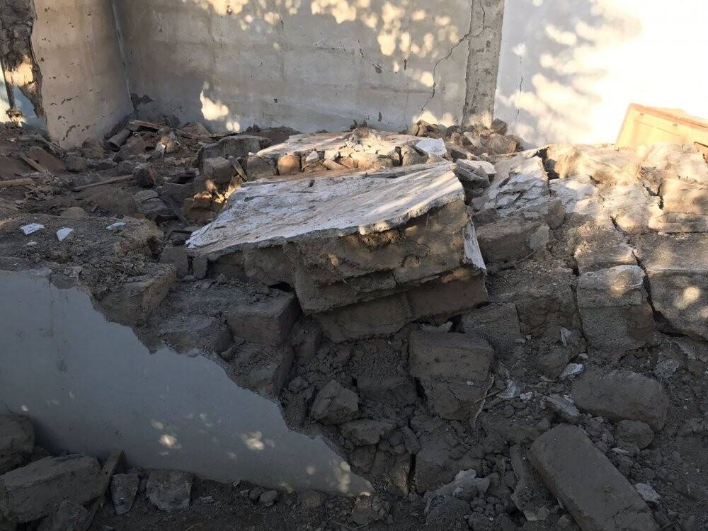 Konya'da metruk binada göçük! 1 yaralı