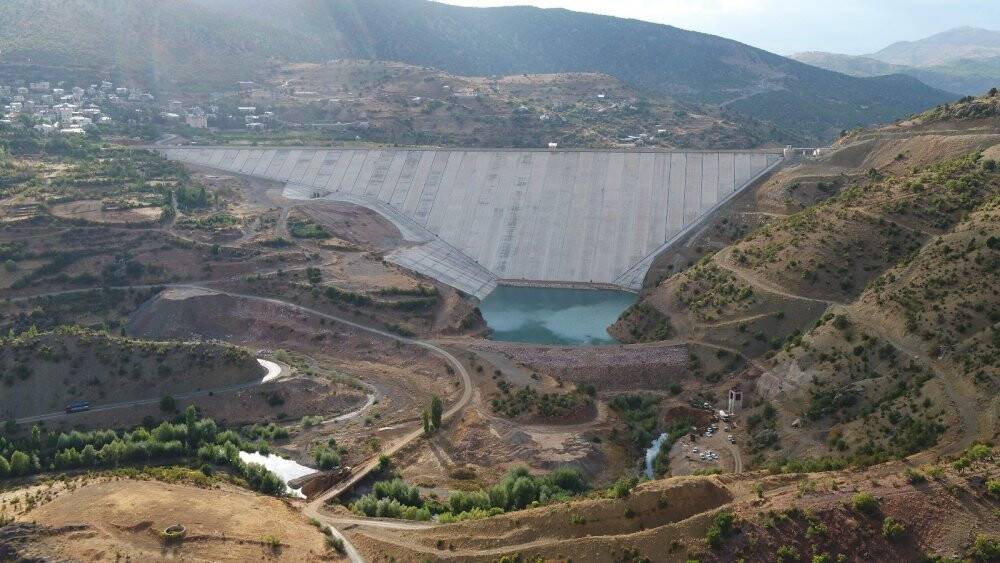 Afşar Hadimi Barajı’nda su tutuldu