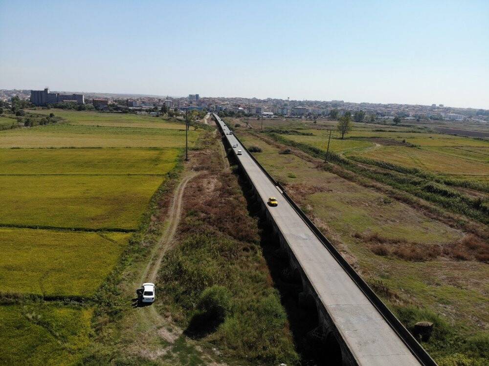Altı asırlık köprüde restorasyon çalışmaları başladı