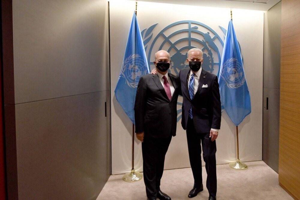 Irak Cumhurbaşkanı Salih, ABD Başkanı Biden ile görüştü