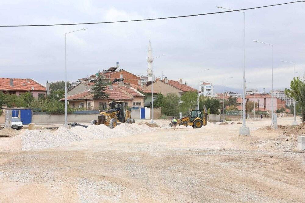 Konya'nın yeni caddesinde sona yaklaşıldı