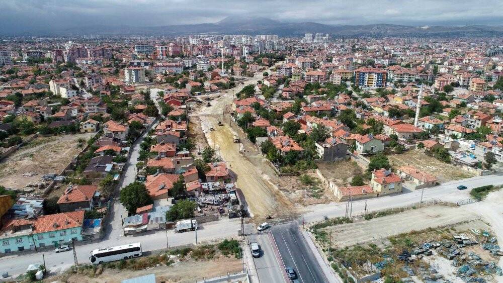 Konya'nın yeni caddesinde sona yaklaşıldı