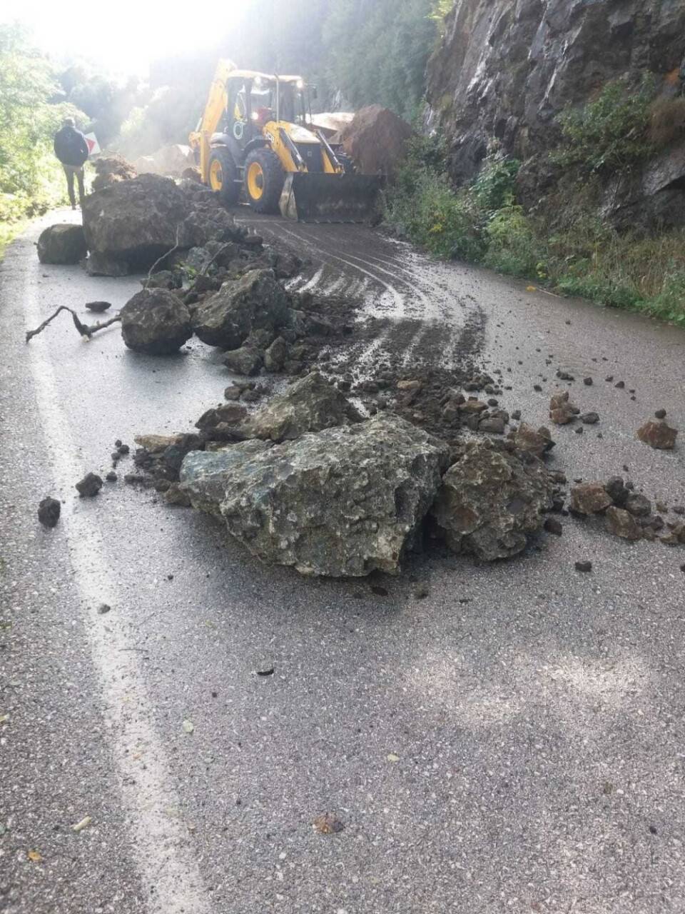 Ordu’da sağanak sonrası heyelan