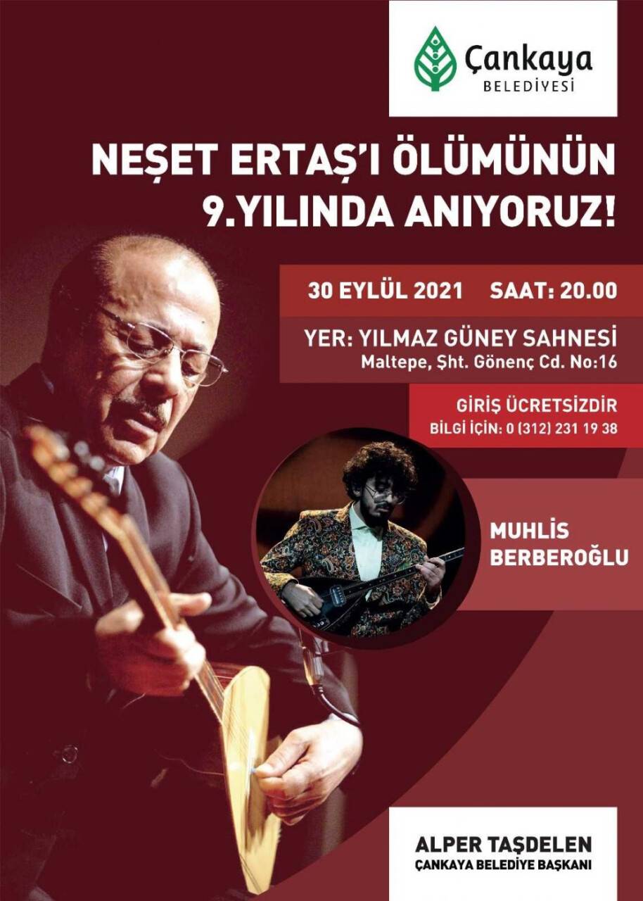 Çankaya, Neşet Ertaş’ı anıyor