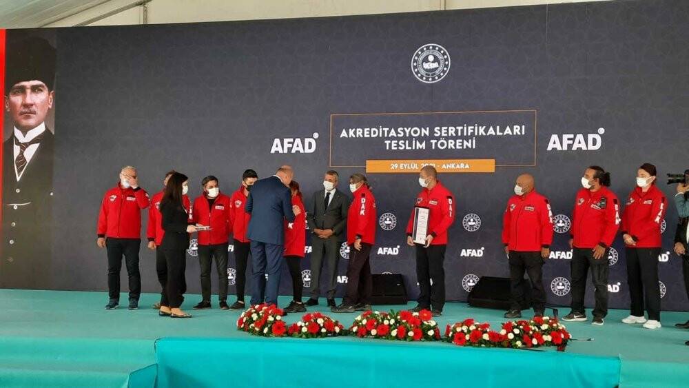 Bakan Soylu’dan DAK’a sertifika