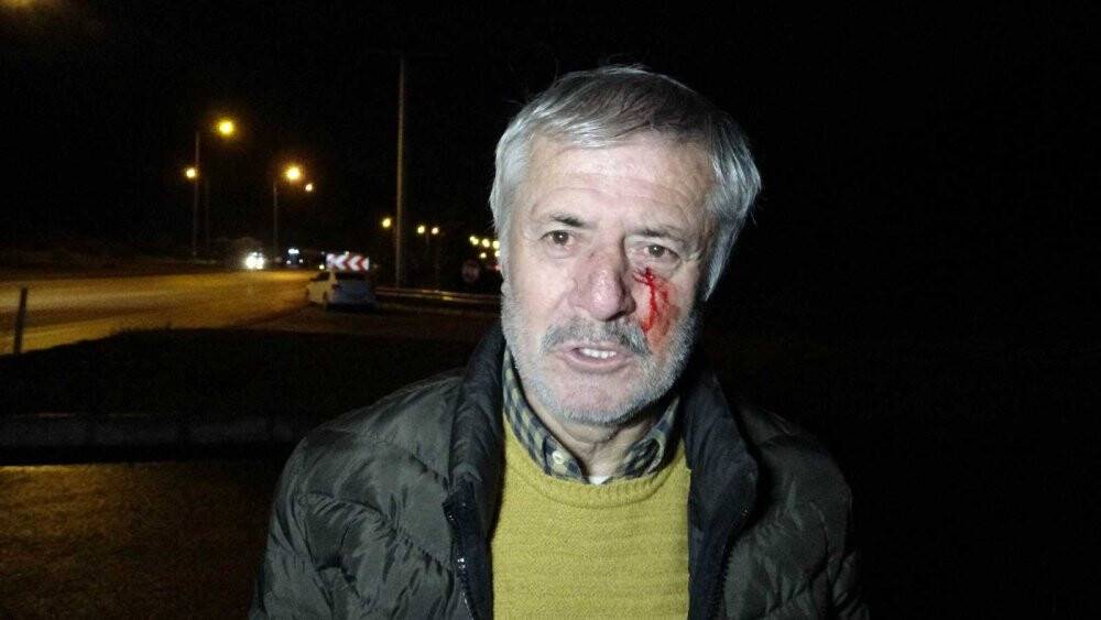 Sinema sanatçısı Sadi Celil Cengiz kazada yaralandı