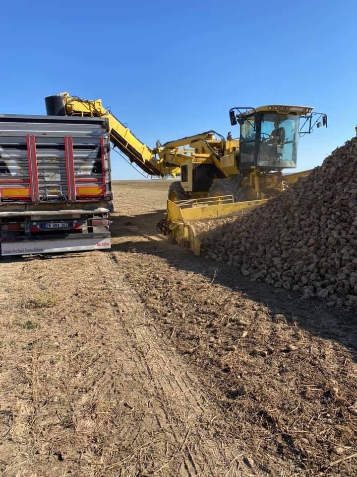 Kulu’da pancar hasadı erken sökümüne başlandı