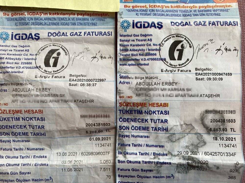 5 bin TL’lik fatura şokunun ardından bir fatura krizi ile daha karşılaştı
