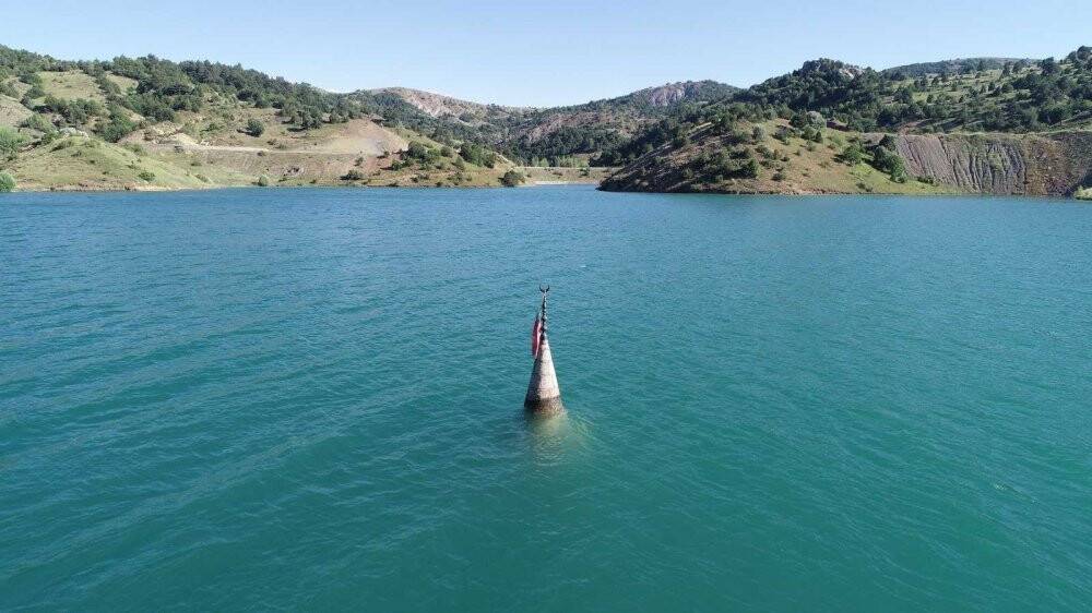 Bu minare adeta kuraklık ölçer oldu