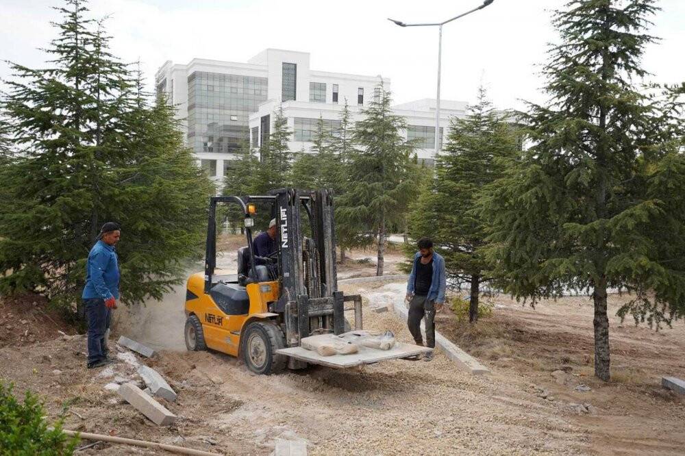 Selçuklu’da Merve Mercan Parkı tamamlanıyor