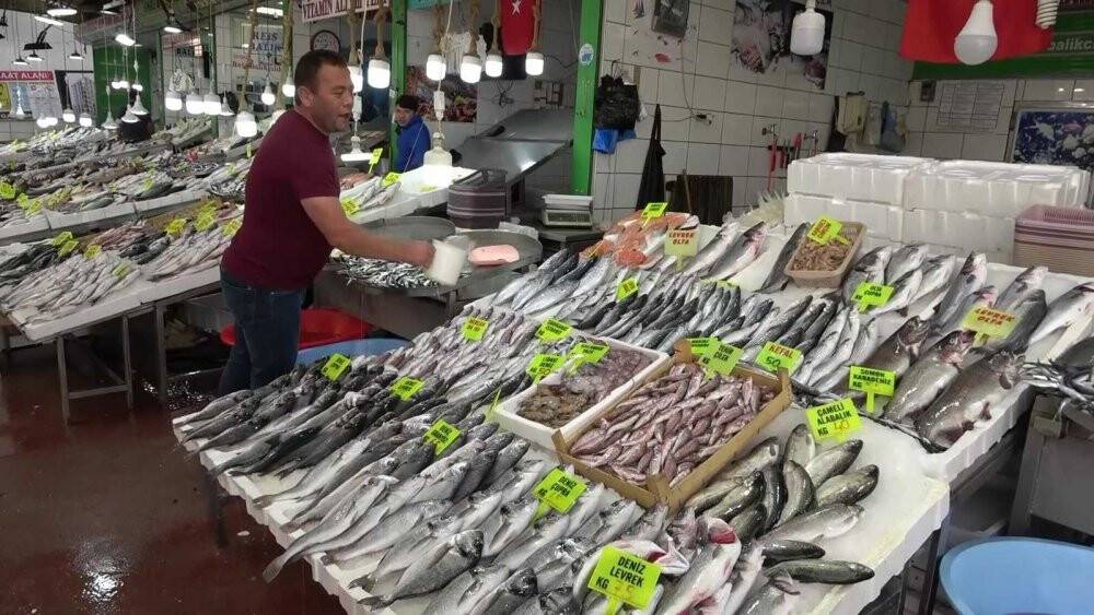 Balık tezgahlarında istavrit günü