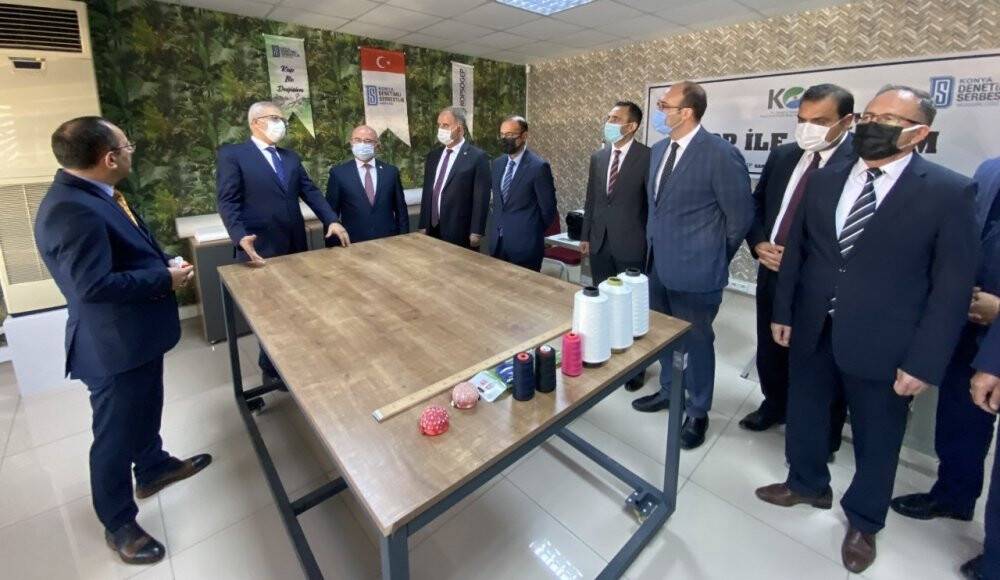 Konya Denetimli Serbestlik Müdürlüğü’nde atölyeler ve sosyal mağaza açılışı