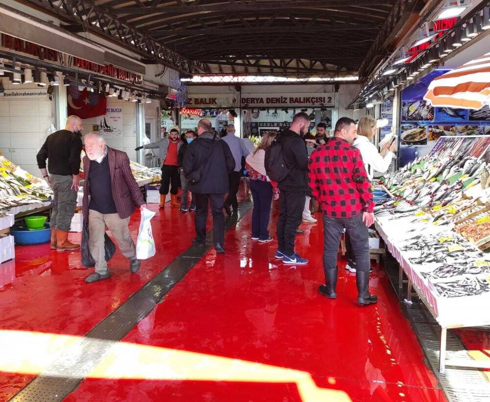 Tezgahlarda lüfer bolluğu devam ediyor