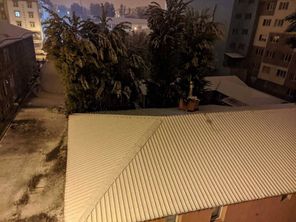 Ardahan’da mevsimin ilk karı yağdı