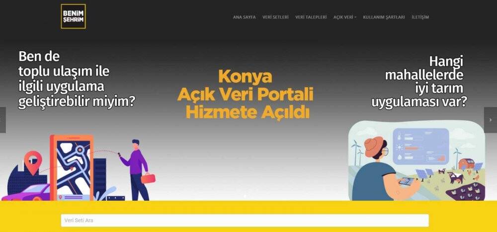 Konya Açık Veri Portalı hizmete girdi