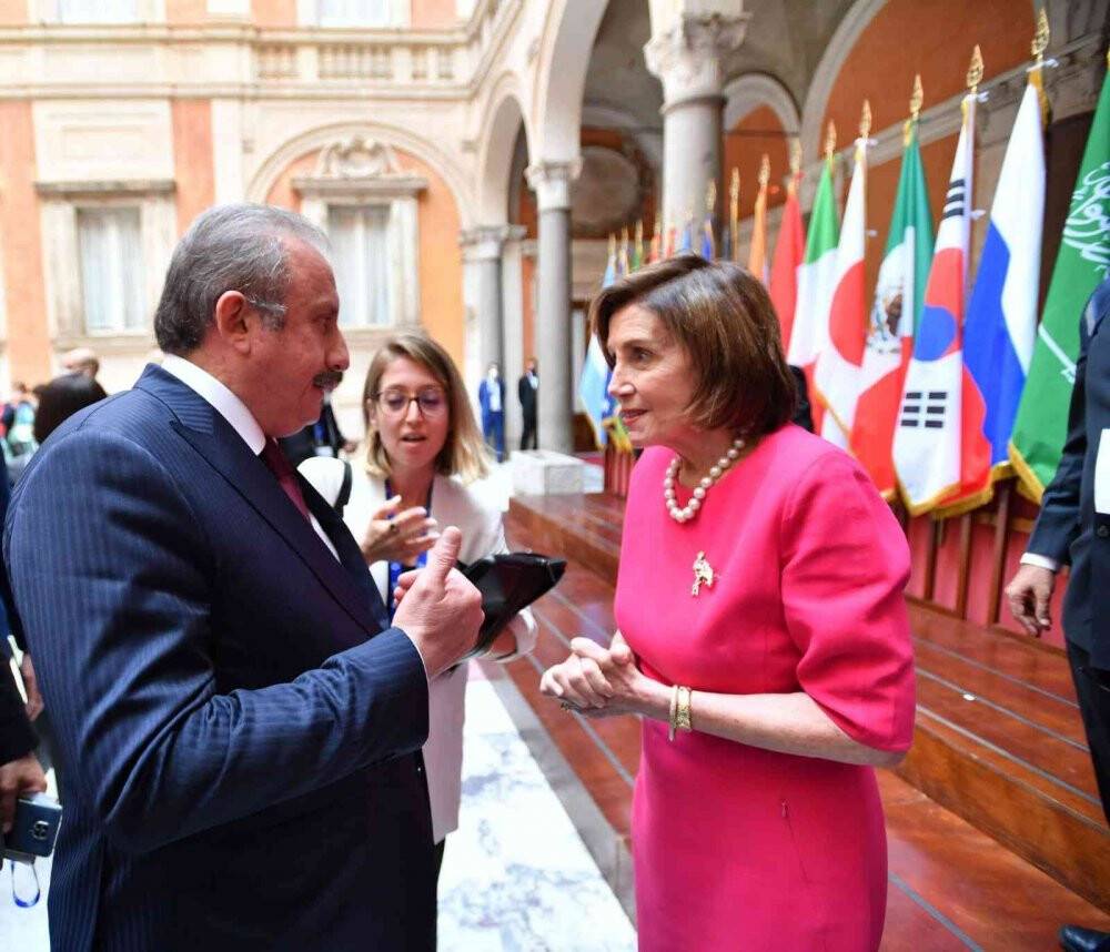 TBMM Başkanı Şentop’tan İtalya’da yoğun diplomasi trafiği