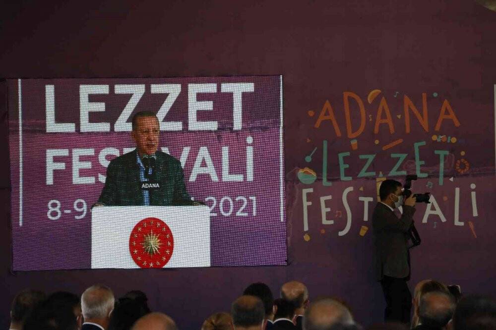 Adana Kebabının ateşini Cumhurbaşkanı Erdoğan yaktı