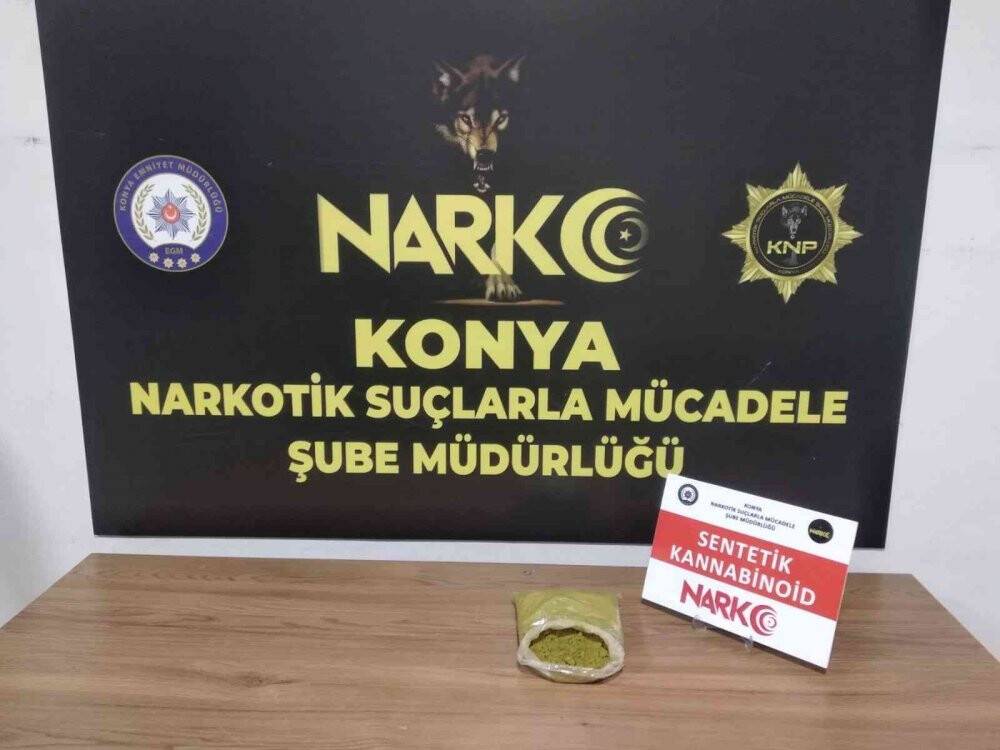 Konya’da uyuşturucu operasyonu: 3 gözaltı