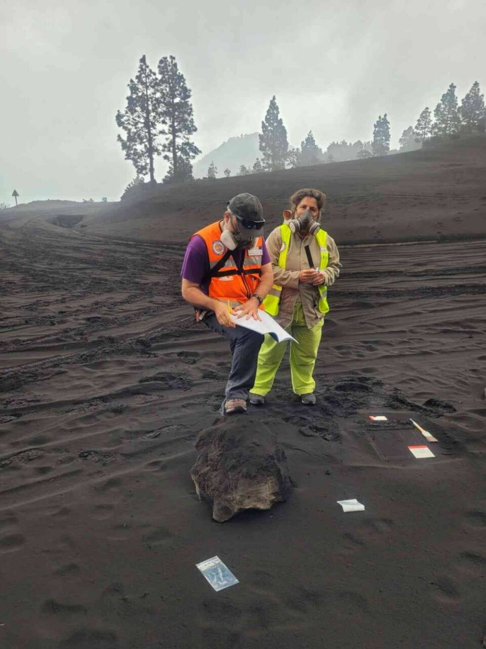 La Palma Adası’nda külden tepeler oluştu